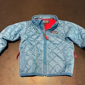 Patagonia Kids Quilted Blue Puffer Jacket